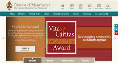 Desktop Screenshot of catholicnh.org